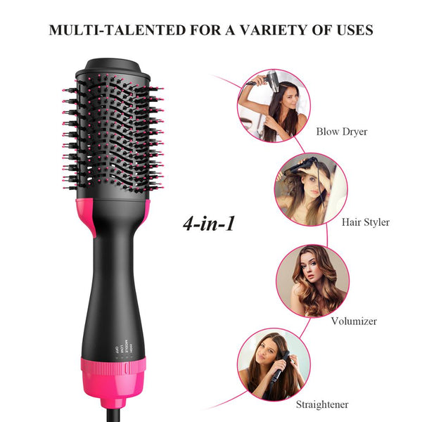 Complete Hair Styling & Nourishment Set – 4-in-1 Dryer Brush + Karseell Collagen Cream